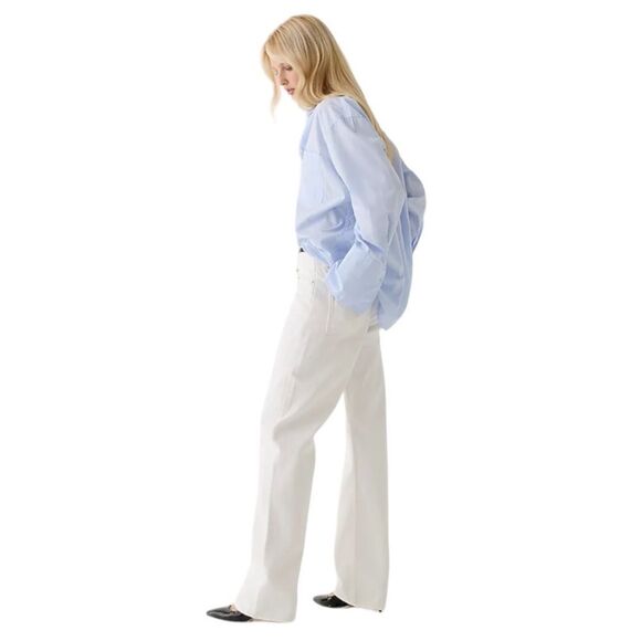 J Crew Point Sur loose straight jean in white Womens Size‎ 34 - Picture 7 of 13